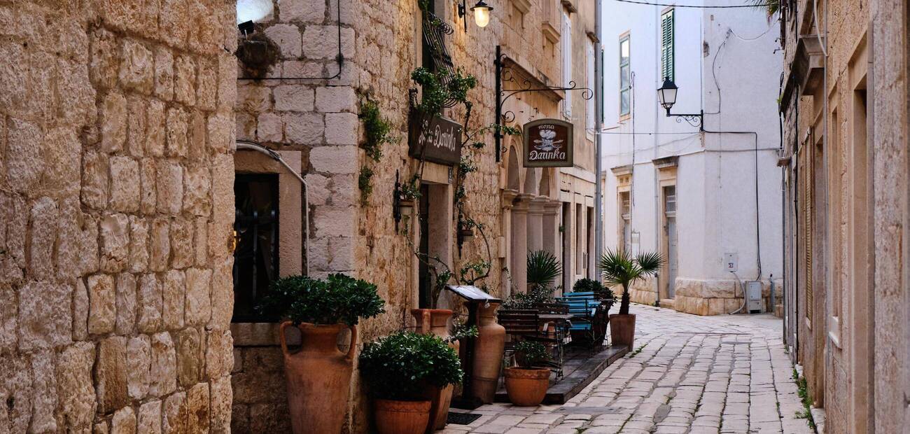 Straße, Kroatien, Mittelmeer