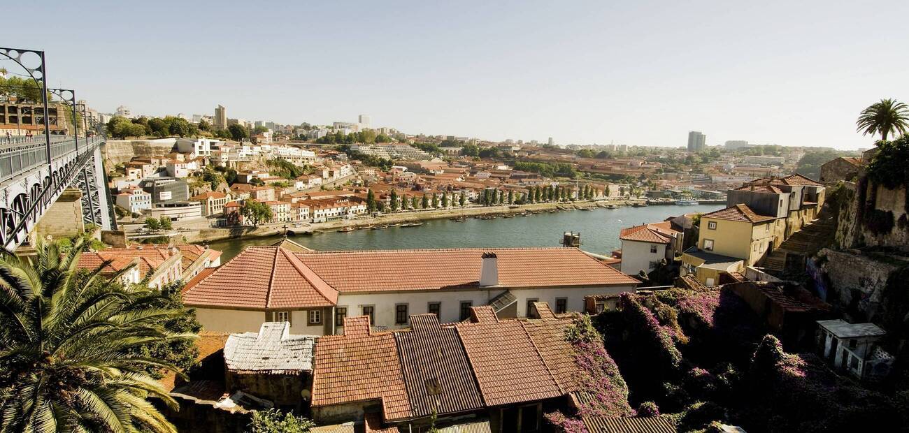 Blick auf den Douro in Porto, Portugal Blick auf den Douro in Porto, Portugal