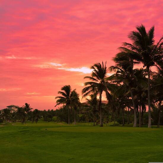 Sonnenuntergang in Kuba