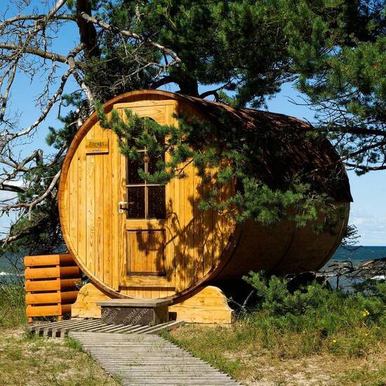 Häuserreihe Lettland