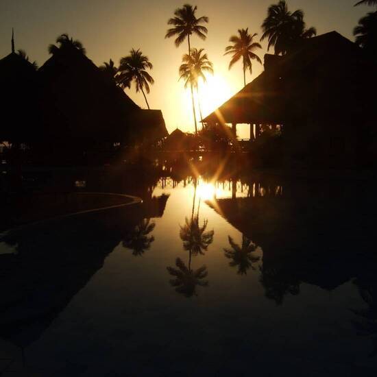 Abenddämmerung in Tansania