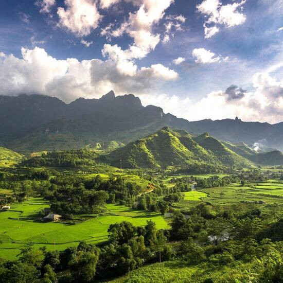 Landschaft von Vietnam 