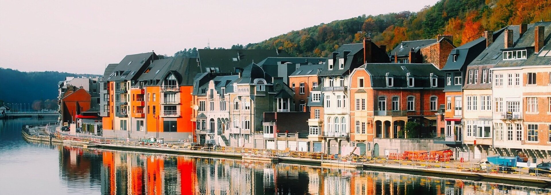 Dinant, Häuser, Uferpromenade Dinant, Häuser, Uferpromenade