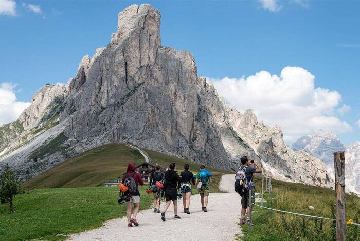 Hiking in the Dolomites