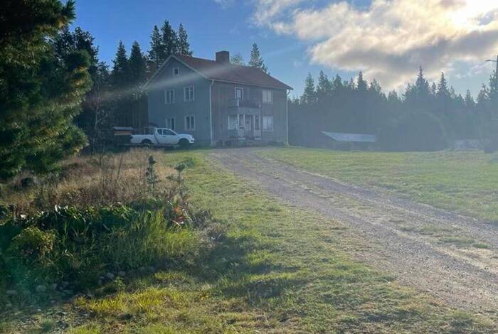 Blick auf das Farmhaus