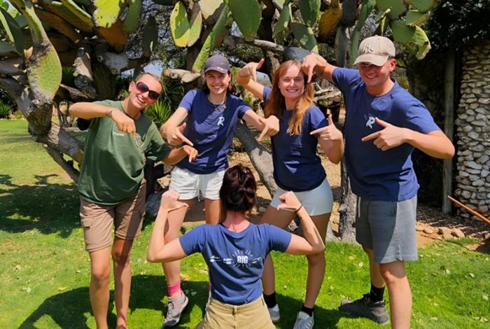 Gruppenfoto in Namibia