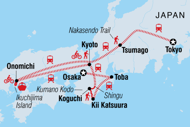 Japan: Hike, Bike & Kayak