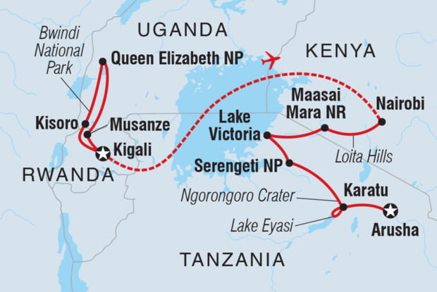 Gorillas & East Africa Safari