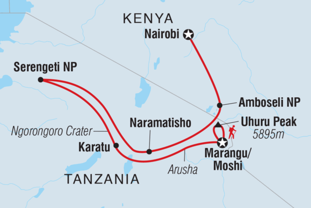 Safari to Kilimanjaro - Machame Route Safari to Kilimanjaro - Machame Route