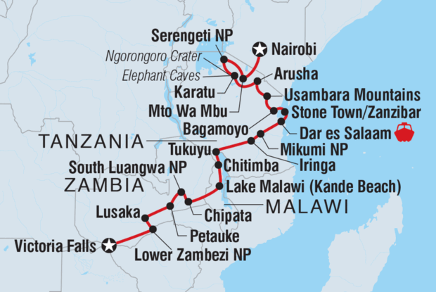 Vic Falls to Kenya Vic Falls to Kenya