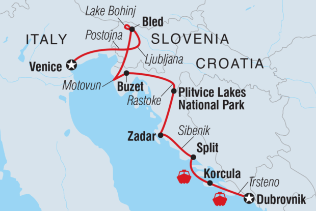 Premium Venice to Dubrovnik