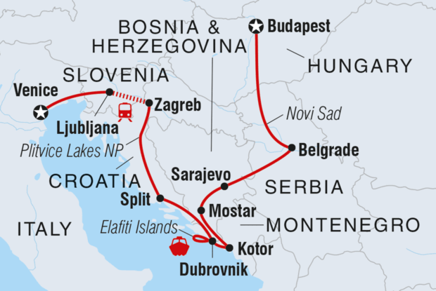 Budapest to Venice Budapest to Venice