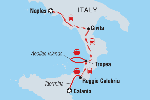 Calabria: Naples to Catania Calabria: Naples to Catania