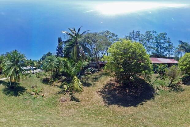 Landschaft bei der Rettungsstation in Costa Rica Landschaft bei der Rettungsstation in Costa Rica