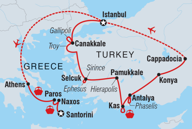 Premium Turkey & The Cyclades Islands in Depth