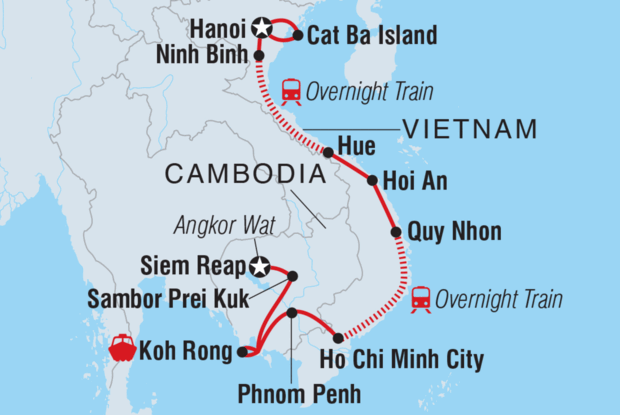 Real Vietnam to Cambodia