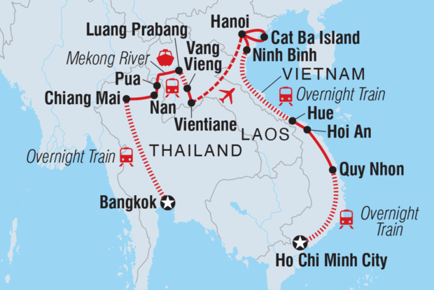 Real Thailand to Vietnam