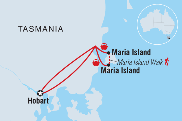 Tasmania's Maria Island Walk (Portered)
