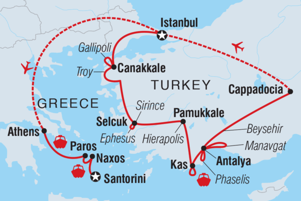 Premium Turkey & The Cyclades Islands in Depth