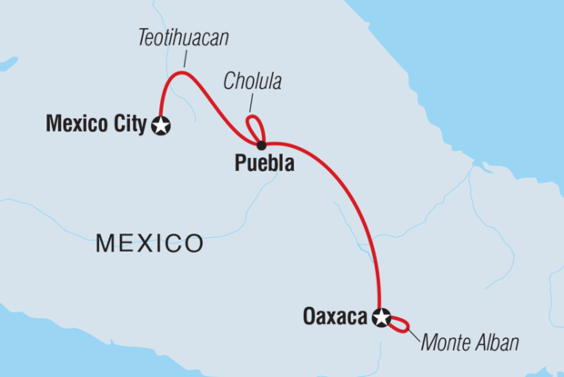 Premium Mexico City to Oaxaca