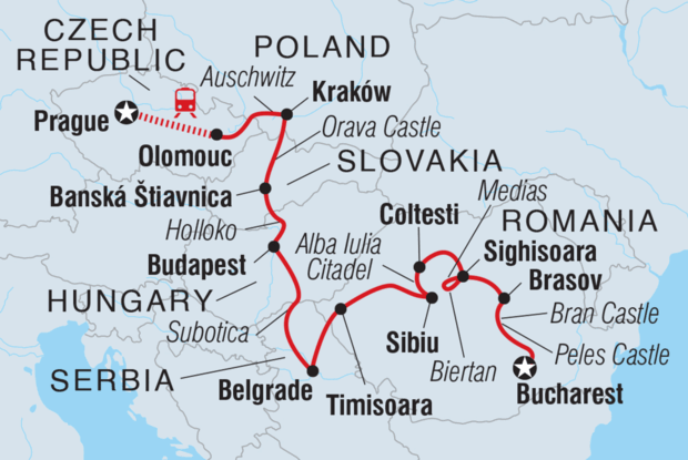 Premium Prague to Bucharest Premium Prague to Bucharest
