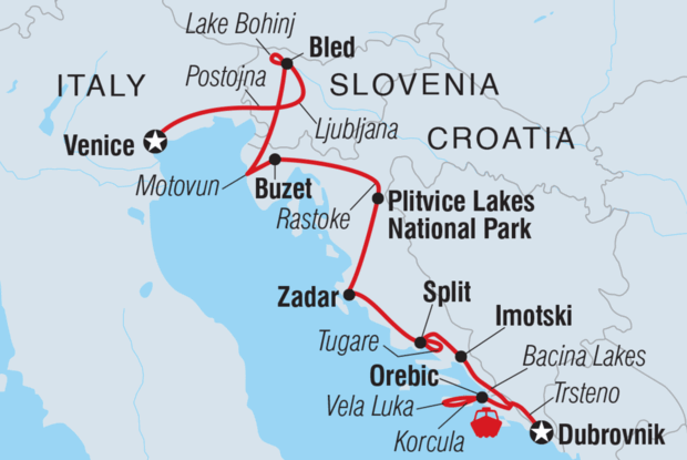 Premium Venice to Dubrovnik