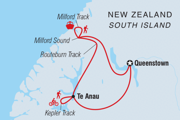 Walk New Zealand's Fiordland National Park Walk New Zealand's Fiordland National Park