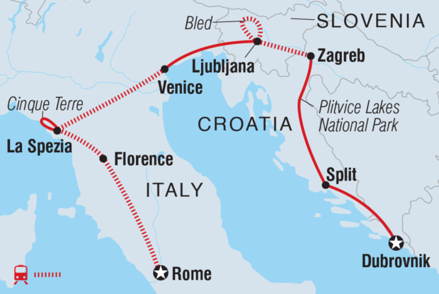 Dubrovnik to Rome Dubrovnik to Rome