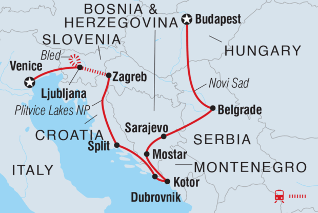 Budapest to Venice Budapest to Venice