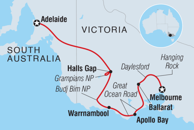 Great Ocean Road & Grampians Adventure