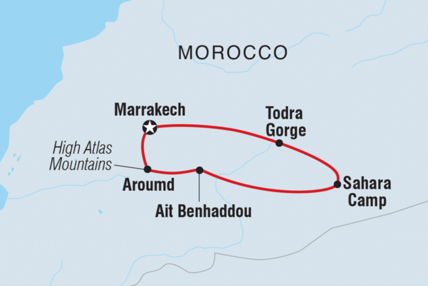 18 to 35s One Week in Morocco: Sahara and Todra Gorge 18 to 35s One Week in Morocco: Sahara and Todra Gorge
