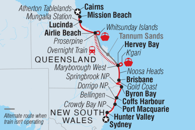 Sydney to Cairns Adventure Sydney to Cairns Adventure