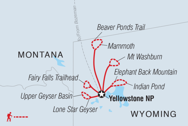 Hiking and Camping in Yellowstone