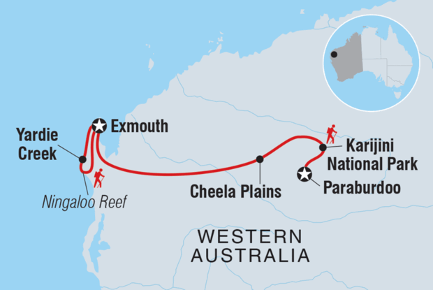 Walk Western Australia's Karijini & Ningaloo Reef Walk Western Australia's Karijini & Ningaloo Reef