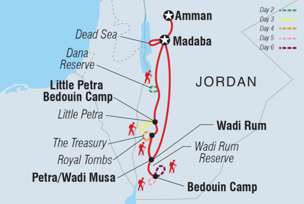 Hiking in Jordan: Petra and Wadi Rum Hiking in Jordan: Petra and Wadi Rum