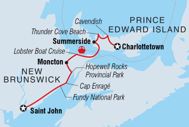The Maritimes: Prince Edward Island to New Brunswick The Maritimes: Prince Edward Island to New Brunswick
