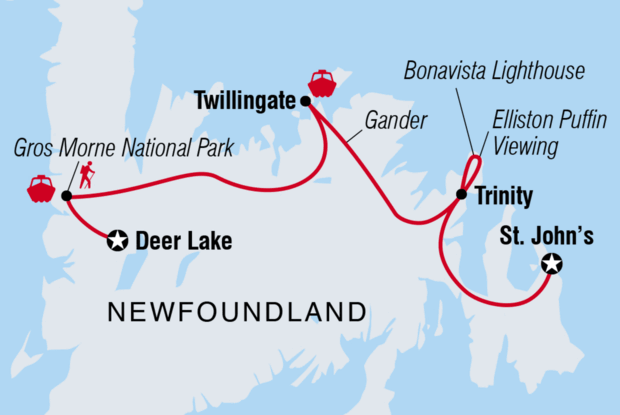 Newfoundland Adventure: Eastbound Newfoundland Adventure: Eastbound