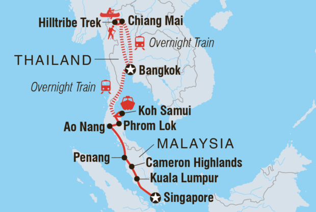 18 to 35s Epic Bangkok to Singapore