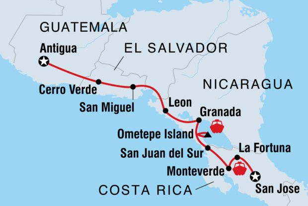 18 to 35s Real Guatemala to Costa Rica