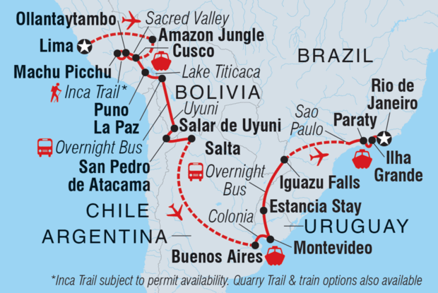 18 to 35s Epic South America 18 to 35s Epic South America