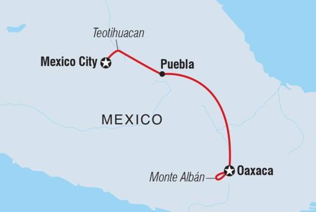 Mexico City to Oaxaca Mexico City to Oaxaca