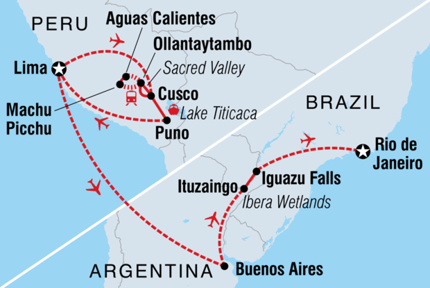 Explore Peru, Argentina & Brazil Explore Peru, Argentina & Brazil