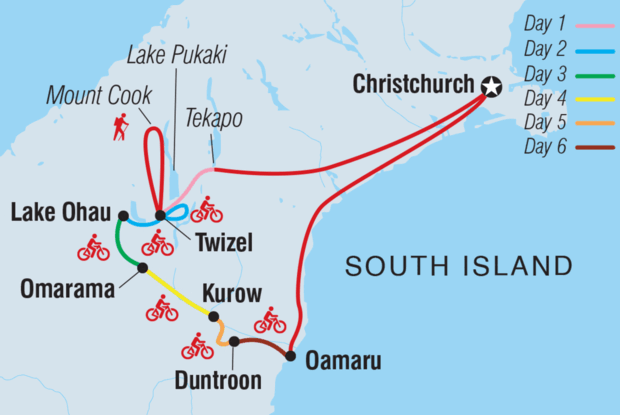 Cycle New Zealand: Alps 2 Ocean