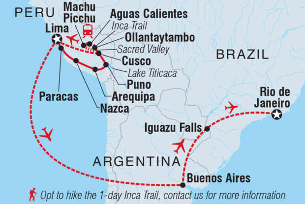 Best of Peru, Argentina & Brazil Best of Peru, Argentina & Brazil