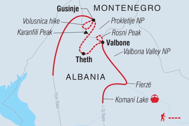 Hike the Albanian Alps Hike the Albanian Alps