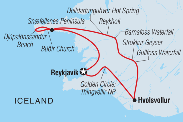 Explore Iceland: Golden Circle & Snaefellsnes Peninsula Explore Iceland: Golden Circle & Snaefellsnes Peninsula