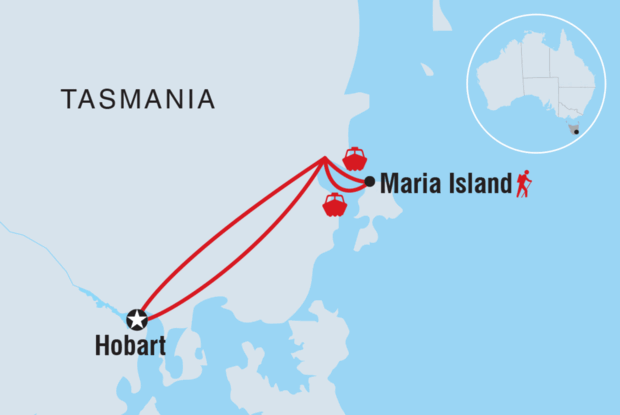 Tasmania's Maria Island Winter Escape Tasmania's Maria Island Winter Escape