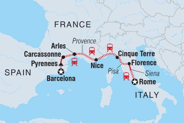 Barcelona to Rome Barcelona to Rome