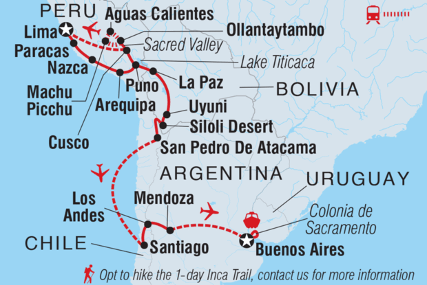 Best of South America: Lima to Buenos Aires Best of South America: Lima to Buenos Aires