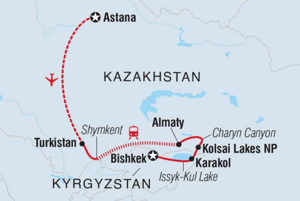 Kazakhstan & Kyrgyzstan Adventure Kazakhstan & Kyrgyzstan Adventure